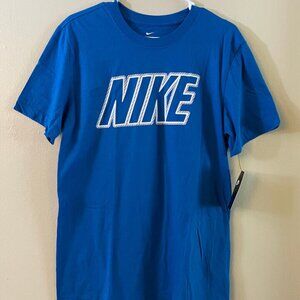 Nike Men's T Shirt Cotton Activewear - Blue - Size S - NWT